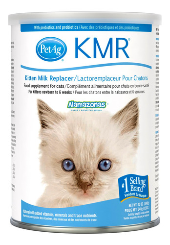 Kit 3 Pet Ag Kmr Sustituto De Leche Para Felinos 340g