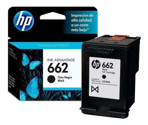 Cartucho Original Hp 662 Cz103al Deskjet Ink Advantage 3545