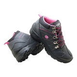 Zapatillas Botitas Tipo Trekking Alpino Mujer Dama 36 Al 41 