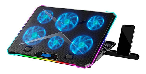 Base Enfriadora Balam Rush Laptop 17 6 Vent Rgb Eolox Freez Color Negro