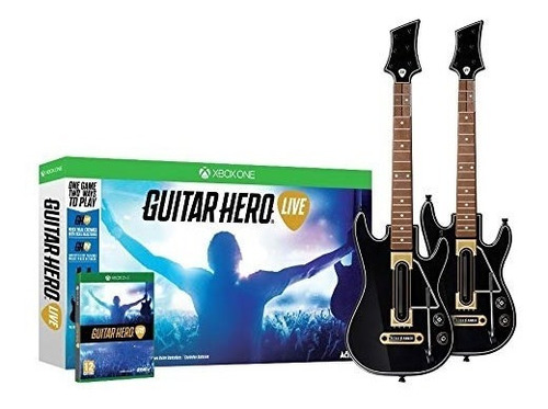 Guitar Hero Live Bundle Xbox One 2 Guitarras Y Juego Nuevo