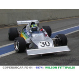 Quadro Vintage20x30: Copersúcar Fd01 1974/ Wilson Fittipaldi