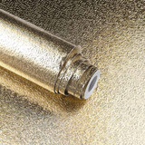 Kit 3 Rolos Papel Parede Anti-oil Dourado Texturizado (6m)