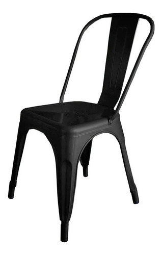 Silla Tolix Negro Matte X2