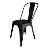 Silla Tolix Negro Matte X2