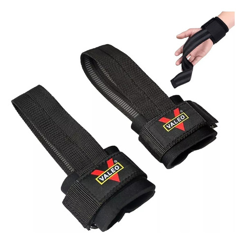 Straps Valeo Bandas Vendas Muñequeras Levantamiento Pesas X2