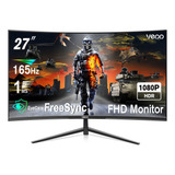 Vedd® Computadoras Monitor Curvo Gamer 27 Pantalla 165hz Fhd