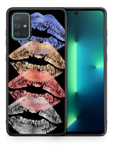 Funda Galaxy Kiss Me Besame A80 A71 A52 A31 A12 Color Lips