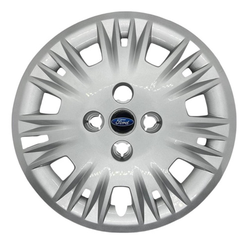 Juego 4 Tazas Ford Fiesta Kinetic 2014 Rodado 15 + Logo Dome