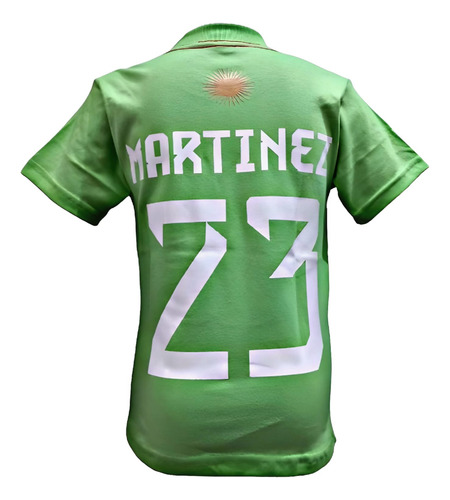 Remera Algodon Dibu Martinez #23 Niño Seleccion Argentina