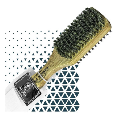 Cepillo Para Barba Cerda Natural-sintética Lobo® Doble Cara Color Beige Mediano
