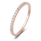 $ Anillo De Boda Pandora Simple Premium Para Mujer, Plata