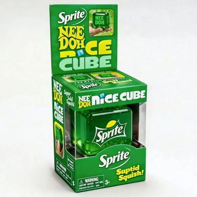 Needoh Edición Sprite Cubo Antiestrés Suave Squish Juguete | Envío gratis
