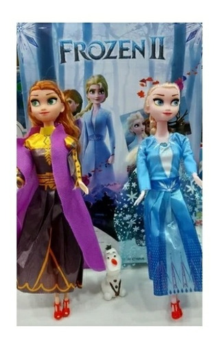 Muñecas Frozen Ana Y Elsa Cantan Libre Soy Español 30cm