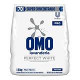 Sabão Em Pó Lava Roupa Omo Perfect White Concentrado 4 Kg