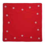 ++ Carpeta Mantel Navideña Bordada Navidad 85 Cm X 85 Cm ++