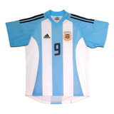 Camiseta Titular Argentina 2002 #9 Batistuta 100% Original