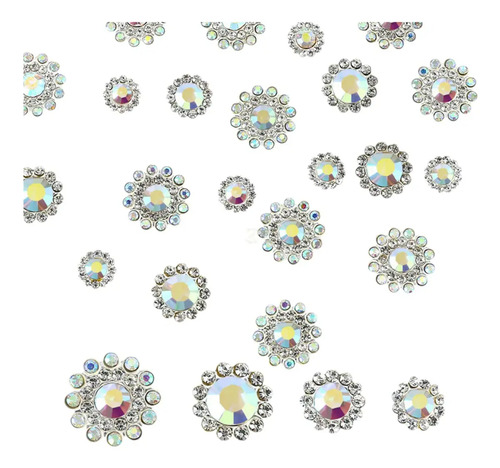 Bisuteria Cristal Rhinestone Perlas Bisuteria Aretes 100 Pcs | MercadoLibre