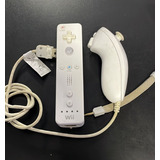 Kit Controle Wii Remote + Nunchuk Originais Usados