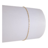 Pulseira Feminina Tijolinho 18 Cm Ouro 18k 750 Garantia