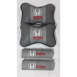 Kit: 2 Almohadas Cervicales Y 2 Fundas Cubre Cintos Honda 