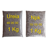 Kit Adubo Fertilizante Npk 10 10 10 + Ureia 1 Kg Cada