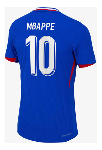 Jersey Playera Mbappe Francia Local 2024 V Jugador Con Logos