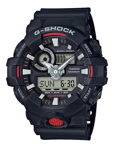 Relógio Casio G-shock  Ga-700-1adr Original Analógico Digita