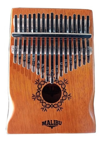 Kalimba Malibu Kb50 Dó Mahogany 17 Notas