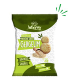 Biscoito Gergelim Fit 45g Wheyviv Sem Açúcar Bolacha Whey