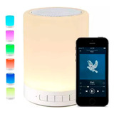 10 Bocinas Bluetooth Recargable Lampara Led Touch Multicolor