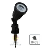 Refletor Led Opus Espeto De Jardim 5w Com Luz Branco-quente E Carcaça Preto 110v/220v