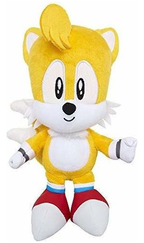 Brinquedo De Pelúcia Sonic Miles Prower Tails Doll Presente