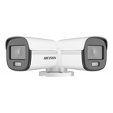 Kit X2 Camara Seguridad Colorvu 2mpx Vision Color Hikvision