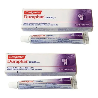 Kit De 2 Pastas Dentales Barniz Colgate Durapha 10 Ml | Meses sin interés