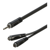 Cable Adaptador 3.5mm Stereo Plug A 2x3.5mm St Plug Hembra