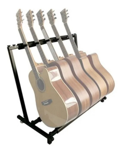 Base Atril Para 5 Guitarras Soundking De Acero Reforzado Ful