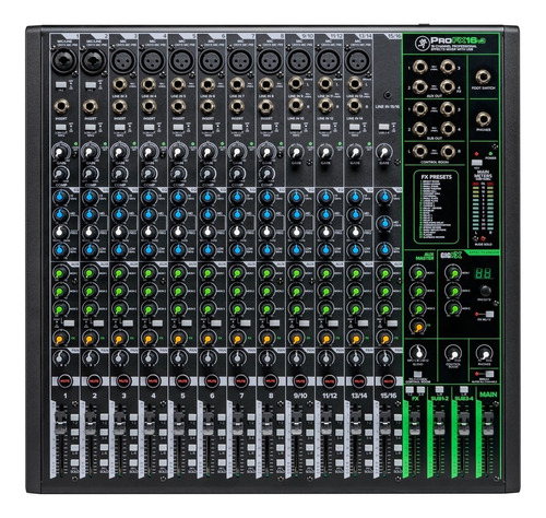 Mackie Profx16v3 - Mezclador De 16 Canales