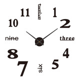  90cm Reloj Pared Decorativo Moderno 3d Adhesivo Sala Cocina