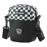 Bolsa Pochet Necessaire Shoulder Bag Everbags Combate Xadrez