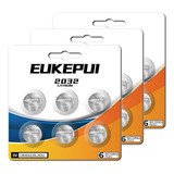 Eukepui Bateria Cr2032, Dl2032 3v Bateria De Litio - 18 Unid