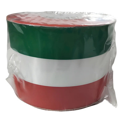 Listón Decorativo Celoseda Tricolor 7cm 50m Verde Marca Celosa | MercadoLibre
