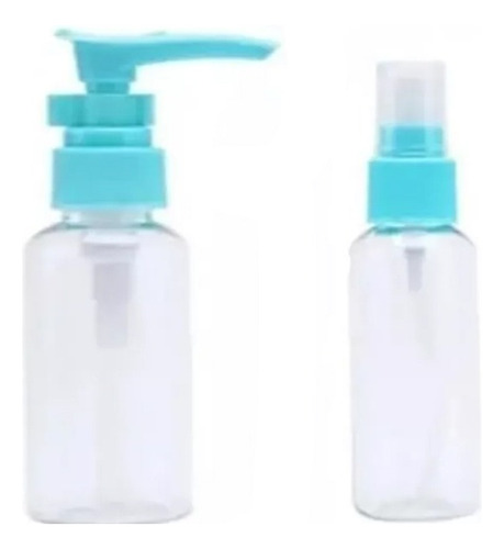 2 Set De 3 Botellas Viaje Portatil Gel Antibacterial Shampoo