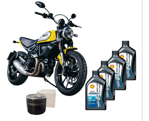 Kit Service Ducati Scrambler 800 Filtro De Aceite + Aceite