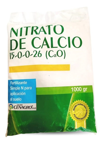Nitrato De Calcio Granulado Fertilizante Soluble X Kg