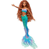 Mattel Disney La Sirenita Ariel Doll, Mermaid Fashion Doll W