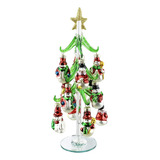 Zodax 12 Tall Ceramic Christmas Mapas De Mesa, Blanco (juego