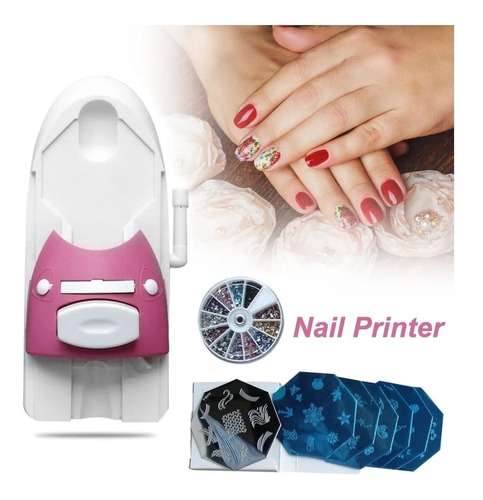 Nail Art Impresor Patrón Impreso En Uñas Manicura S