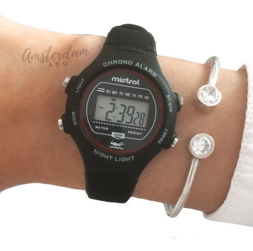 Reloj Mistral Unisex Mod Ldx-ban Sumergible ..amsterdamarg..