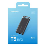 Ssd Evo T5 Samsung 2tb Portable Usb 3.2 Gen 1 Ph2t0s/am Cor Preto